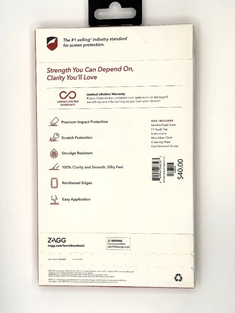 Invisible Shield glass screen protector for Samsung Galaxy A71 Ultra Smooth